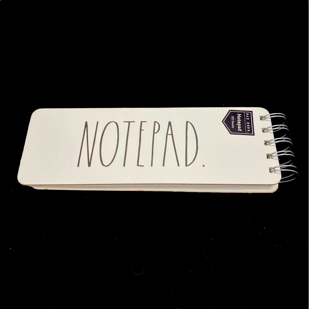 Rae Dunn Notepad- “Notepad” - 150 Sheets